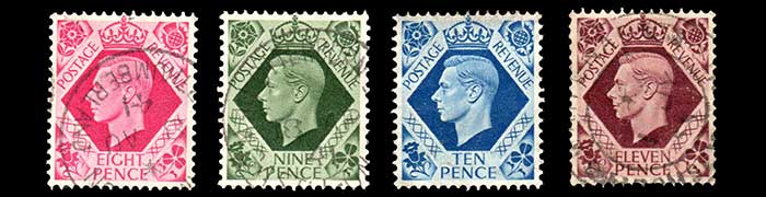 King George VI GB Stamps
